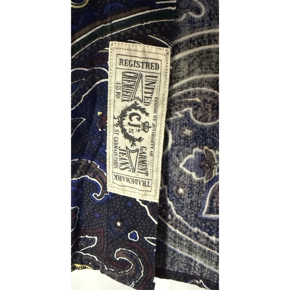 NWT Cremieux Mens Long Sleeve Button Down Paisley Cotton Shirt Size Large - Picture 7 of 16